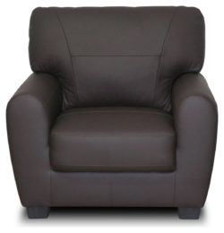 HOME - Stefano - Leather Chair - Chocolate